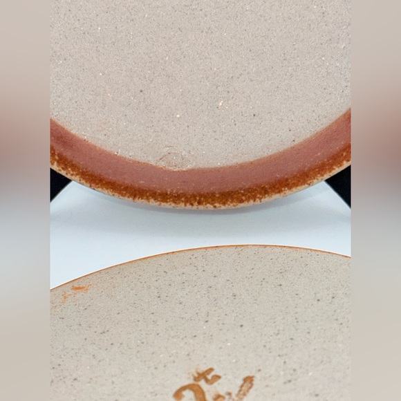 Set of 6 vintage desert bread plates Sial Hors Serie art pottery, Cerval plates - Picture 10 of 17